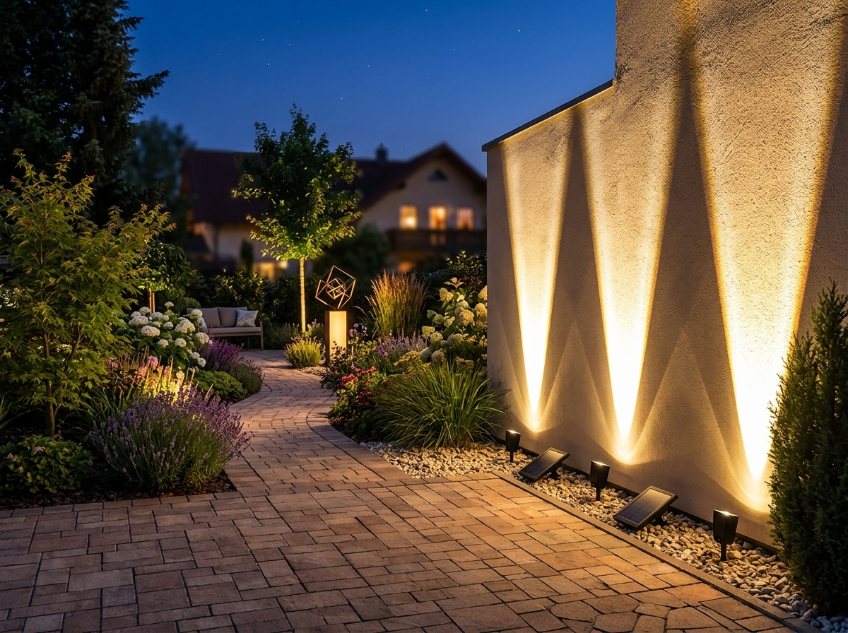 Solar LED Multi-Zoom Spot Light lifestyle