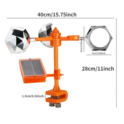 360° Rotating Solar Reflective Bird Scarer