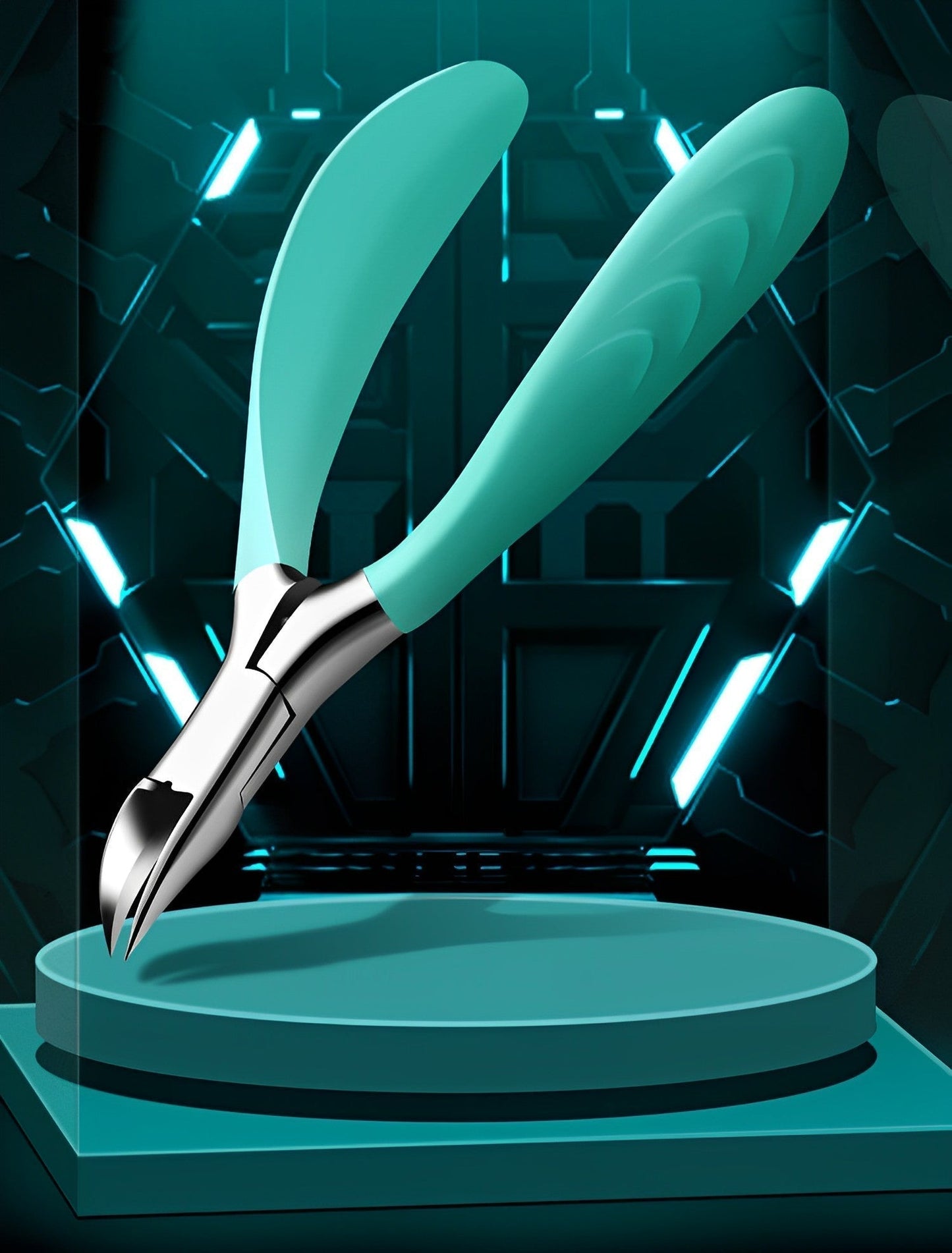 Curved-Blade Toenail Clipper for Thick & Ingrown Nails