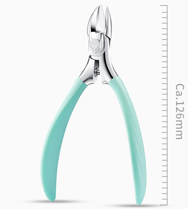 Curved-Blade Toenail Clipper for Thick & Ingrown Nails