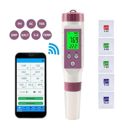7-in-1 Digital Pool & Spa Water Tester with App