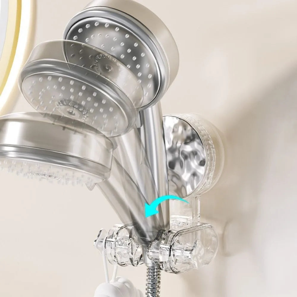 Adjustable Suction Shower Head Holder — 360° Swivel