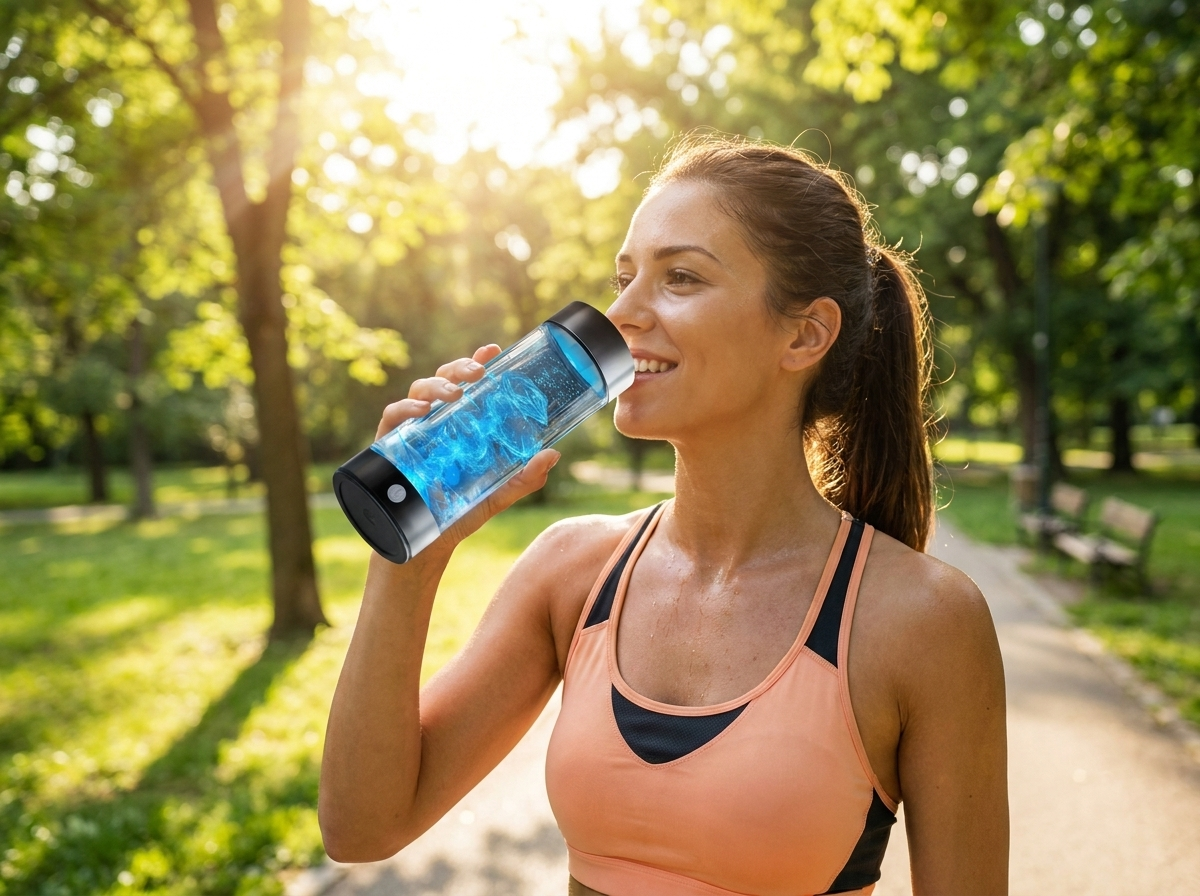 Hydrogen Water Bottle lifestyle