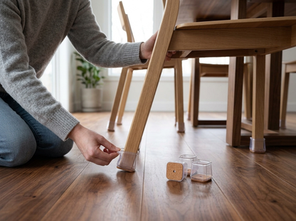 Square Chair Leg Floor Protectors lifestyle