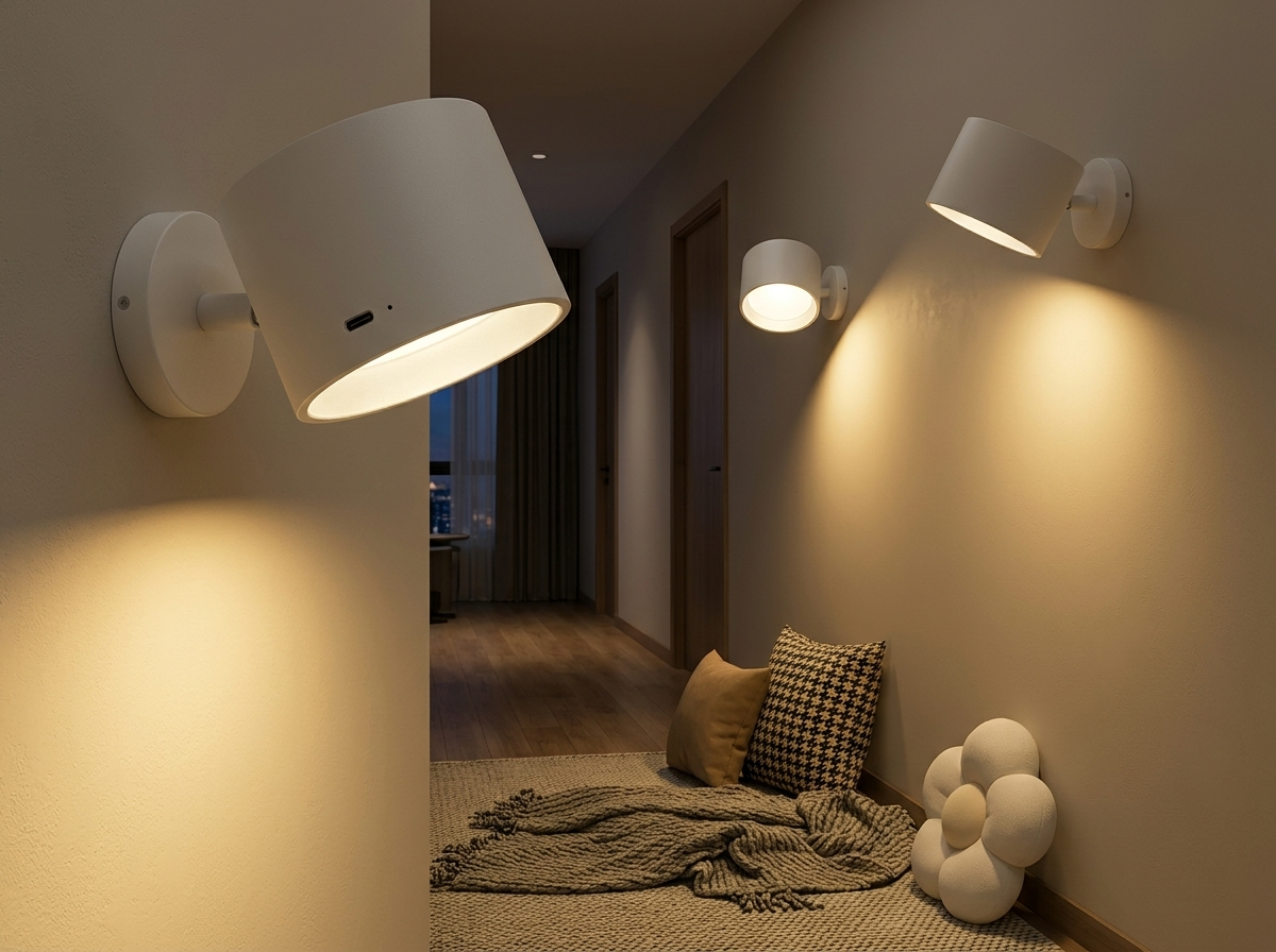 Rechargeable Wall Light 360° lifestyle