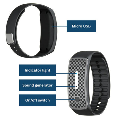 Ultrasonic Mosquito Repellent Bracelet — 4 Colors