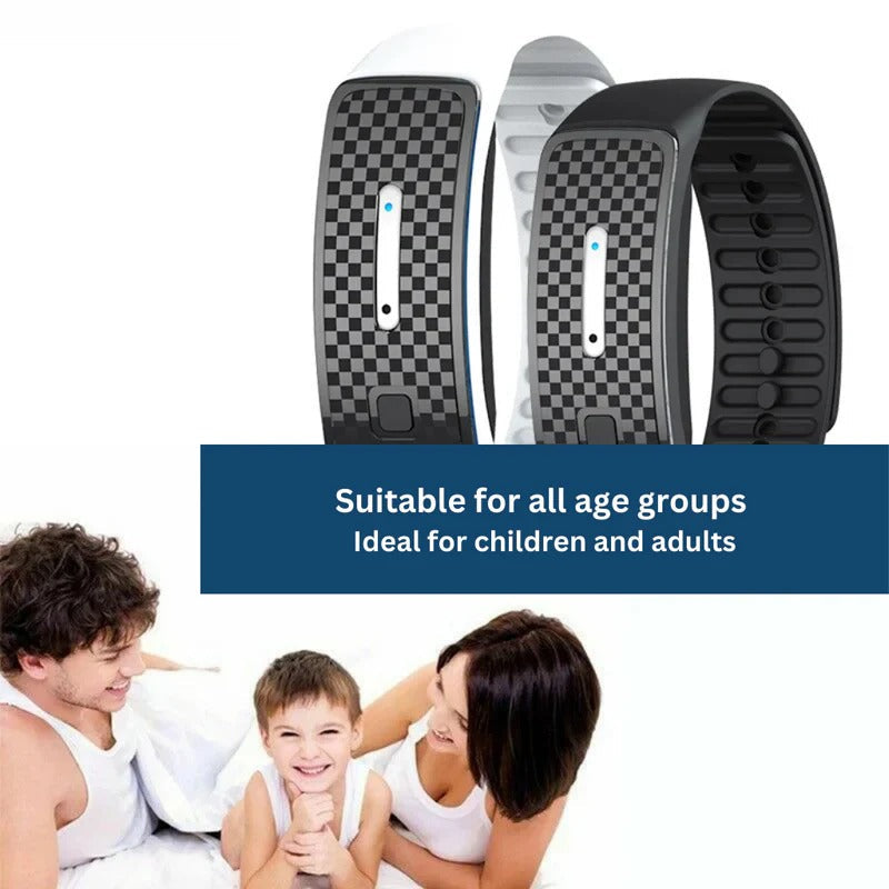 Ultrasonic Mosquito Repellent Bracelet — 4 Colors