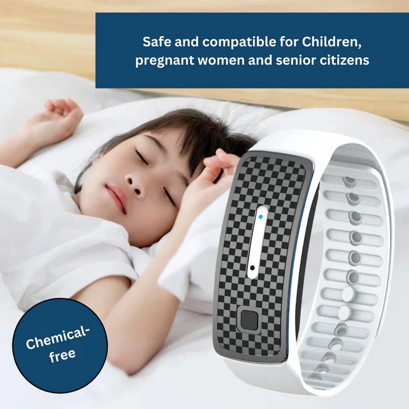 Ultrasonic Mosquito Repellent Bracelet — 4 Colors