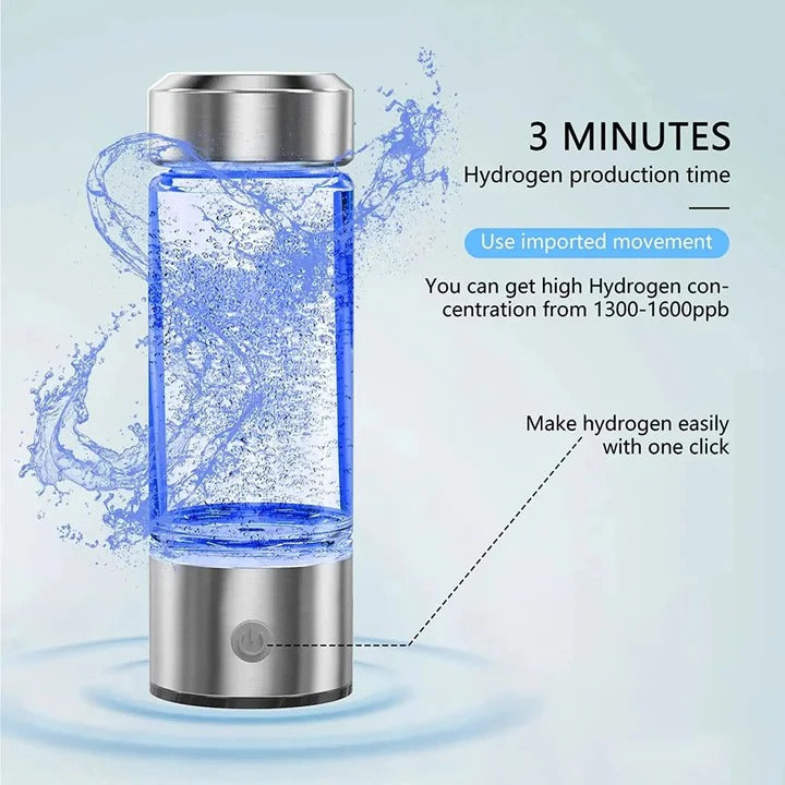 USB Rechargeable Hydrogen Water Bottle