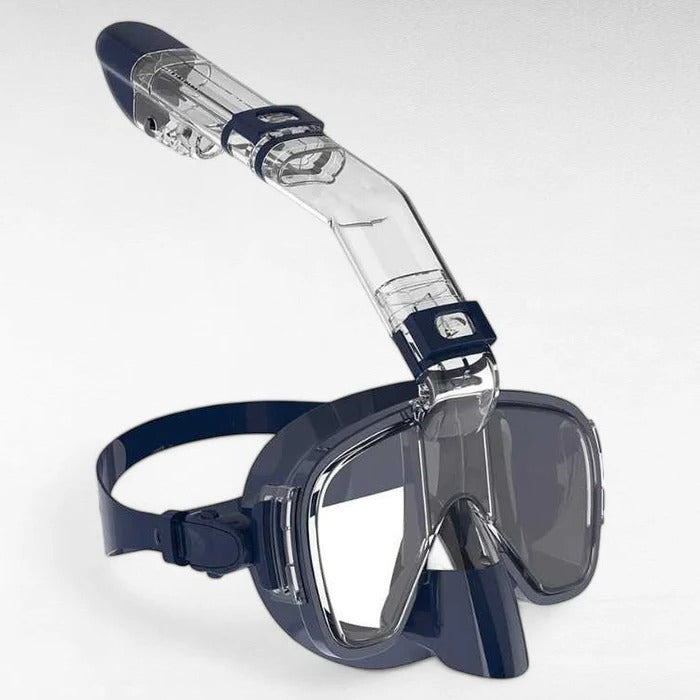 Full-Face Snorkeling Mask with Dry Top System