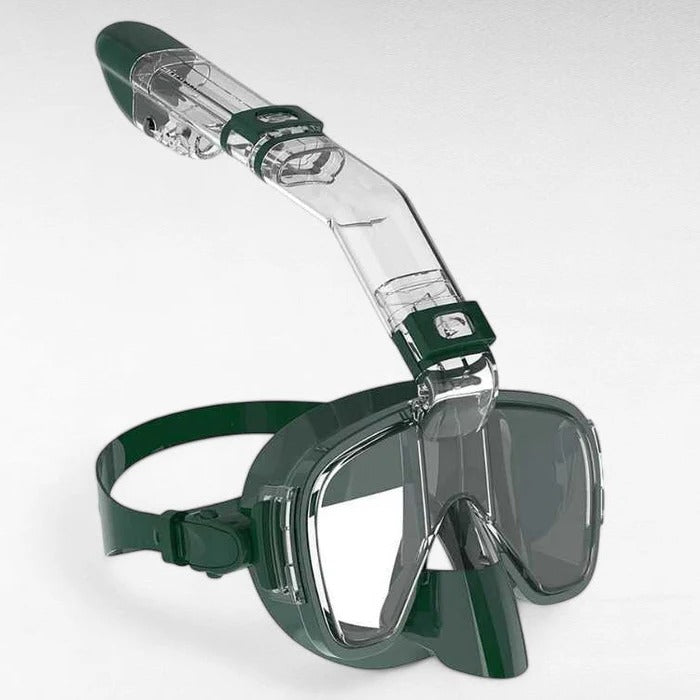 Full-Face Snorkeling Mask with Dry Top System