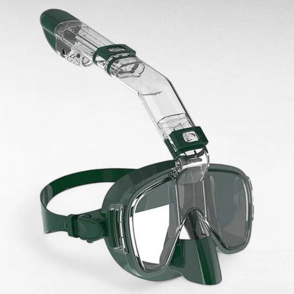 Full-Face Snorkeling Mask with Dry Top System