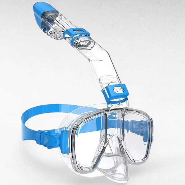 Full-Face Snorkeling Mask with Dry Top System