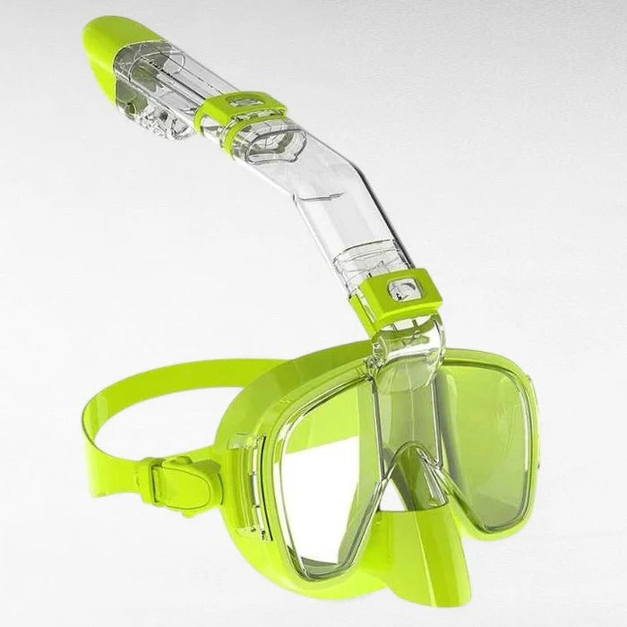 Full-Face Snorkeling Mask with Dry Top System