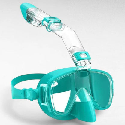 Full-Face Snorkeling Mask with Dry Top System