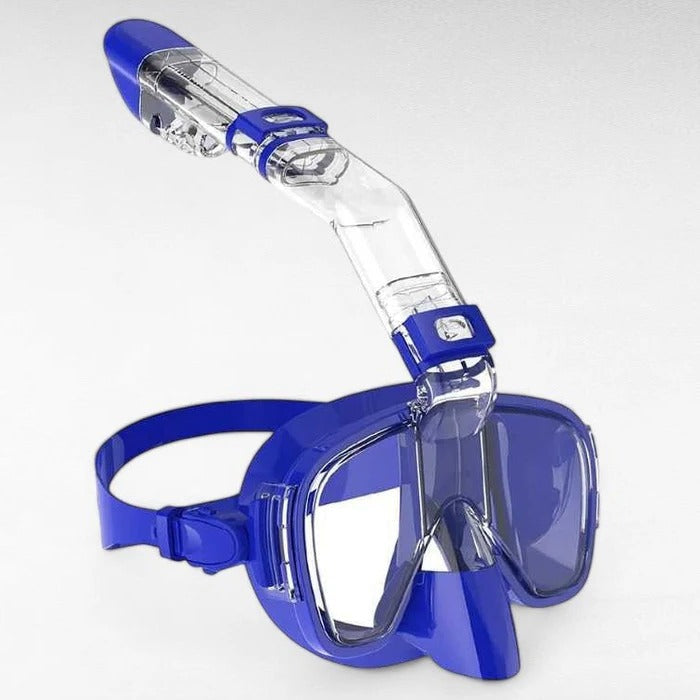 Full-Face Snorkeling Mask with Dry Top System