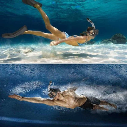 Full-Face Snorkeling Mask with Dry Top System
