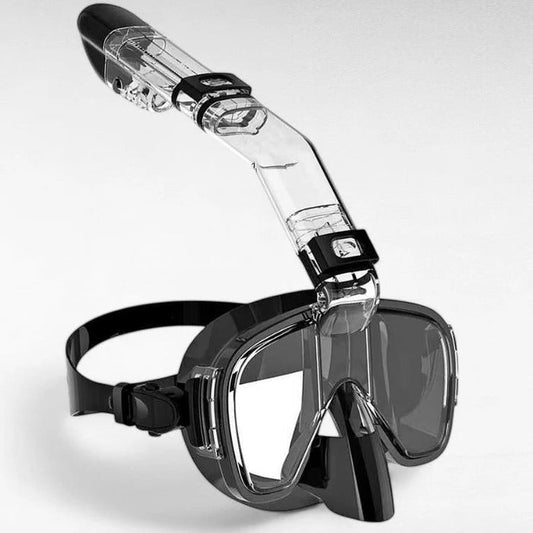 Full-Face Snorkeling Mask with Dry Top System