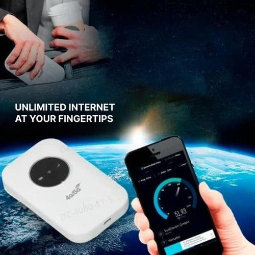Portable WiFi Router — 150Mbps 5G Travel Internet