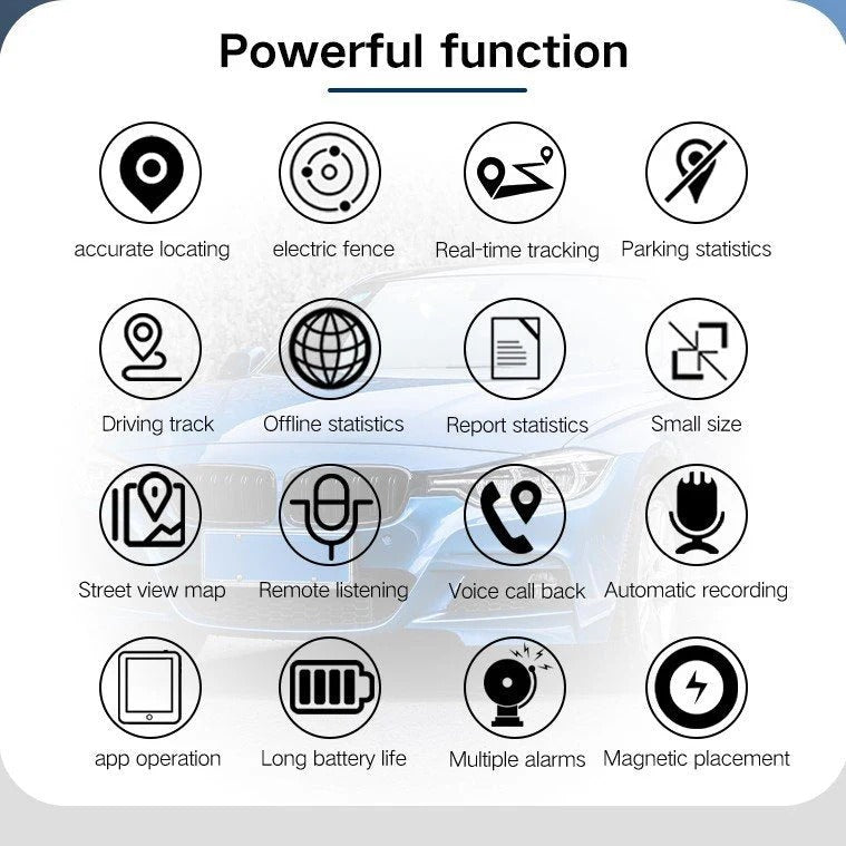 Mini Magnetic Real-Time GPS Tracker