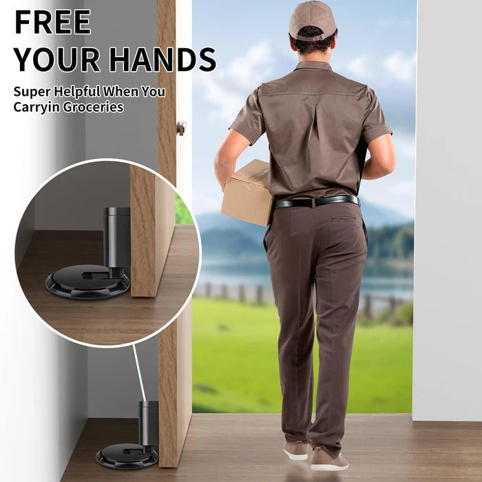 Heavy-Duty Adjustable Door Stopper — 6 Finishes