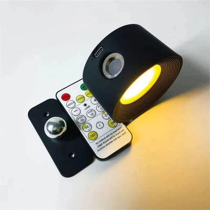 Rechargeable 360° Rotating Wall Light — Touch Control