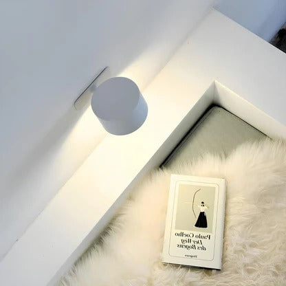 Rechargeable 360° Rotating Wall Light — Touch Control
