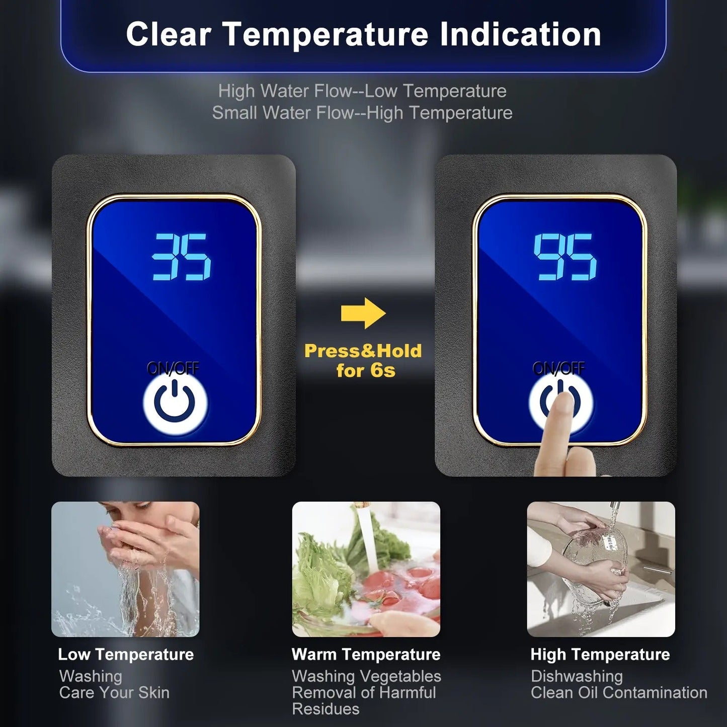 Compact Instant Tankless Water Heater