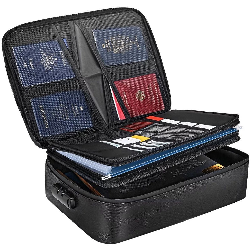 Waterproof Fireproof Document & Cash Safe Bag
