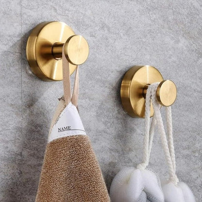 Twist-Lock Suction Cup Wall Hooks — 2-Piece Set