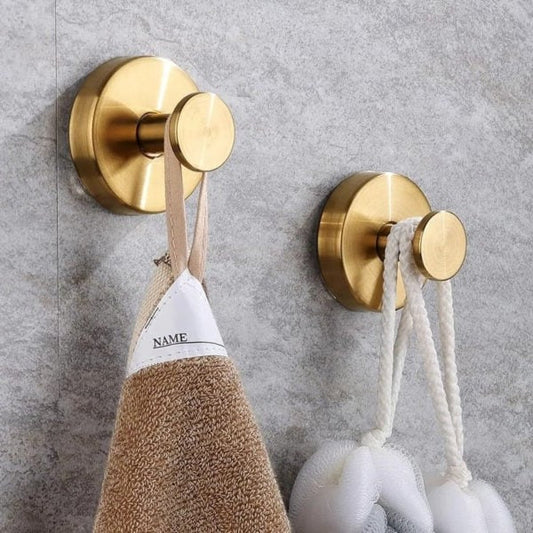 Twist-Lock Suction Cup Wall Hooks — 2-Piece Set