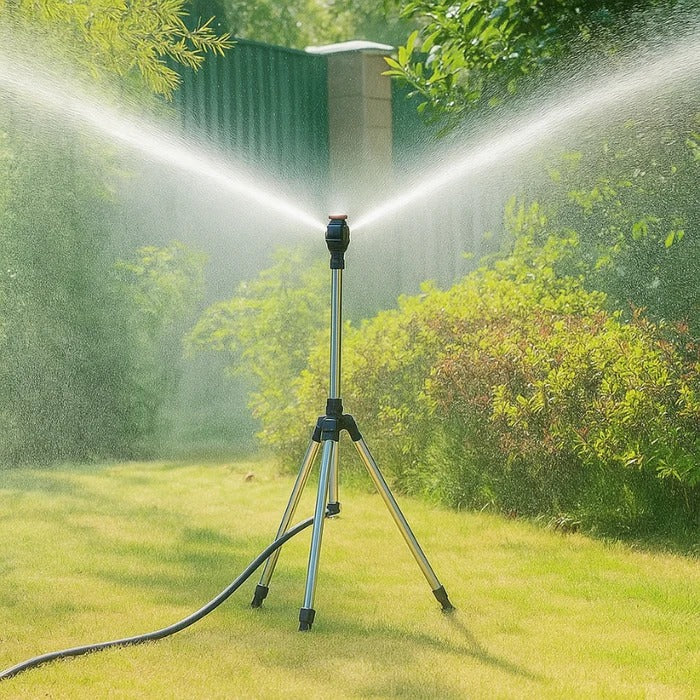 360° Rotating Tripod Garden Sprinkler