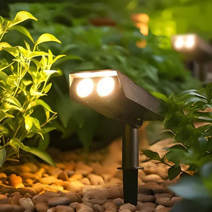 Solar Adjustable-Zoom LED Garden Spotlight