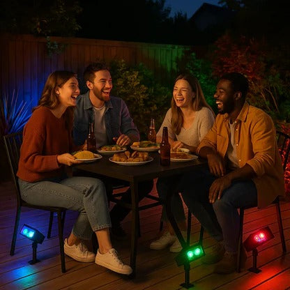 Solar Adjustable-Zoom LED Garden Spotlight