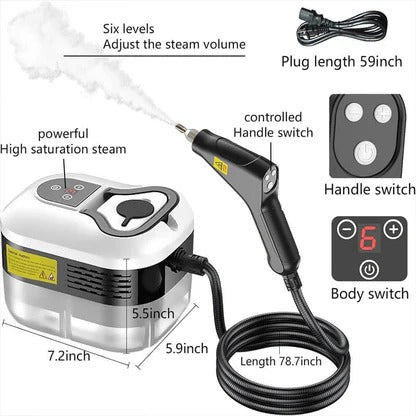 Handheld High-Pressure Steam Cleaning Tool