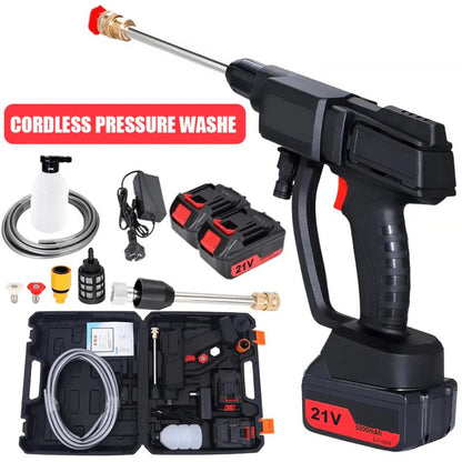 Cordless High-Pressure Washer with 2 Batteries