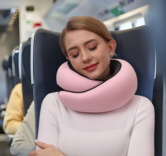 Ergonomic Travel Neck Pillow — Velcro or Clasp