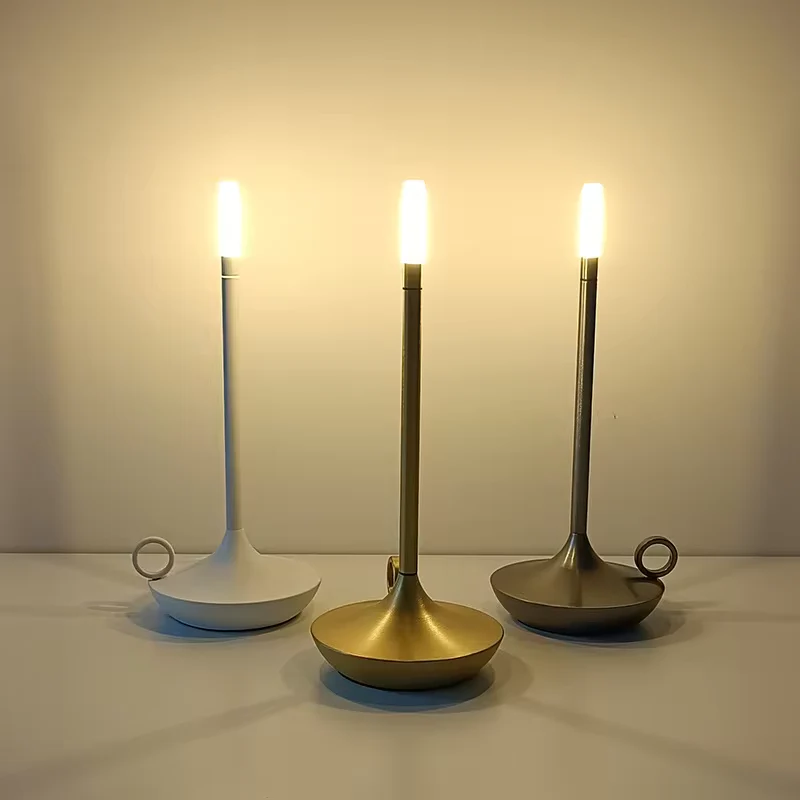 Rechargeable Dimmable Touch Table Lamp — 5 Finishes