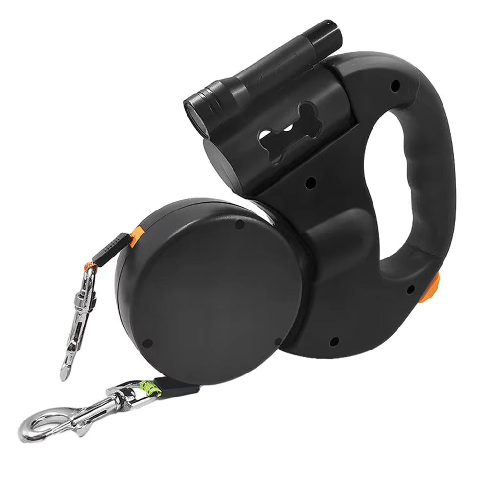 Anti-Tangle Double Dog Leash with 360° Swivel