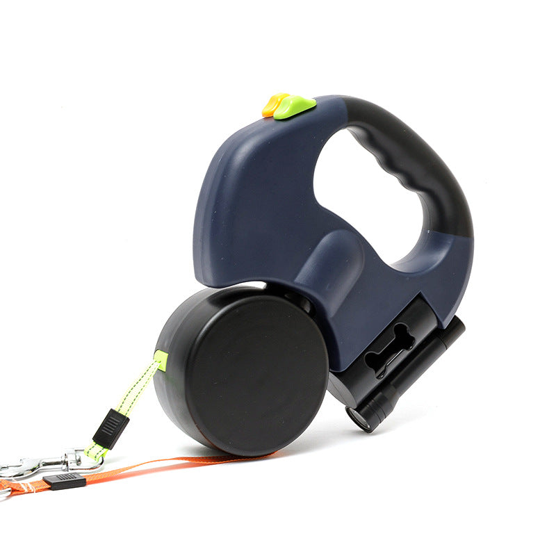 Anti-Tangle Double Dog Leash with 360° Swivel